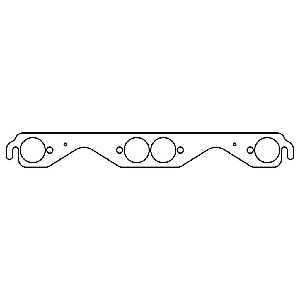 COMETIC C5893-030 CHEVROLET Gen-1 Small Block V8 .030" MLS Exhaust Manifold Gasket Set, 1.625" Round Ports Photo-0 