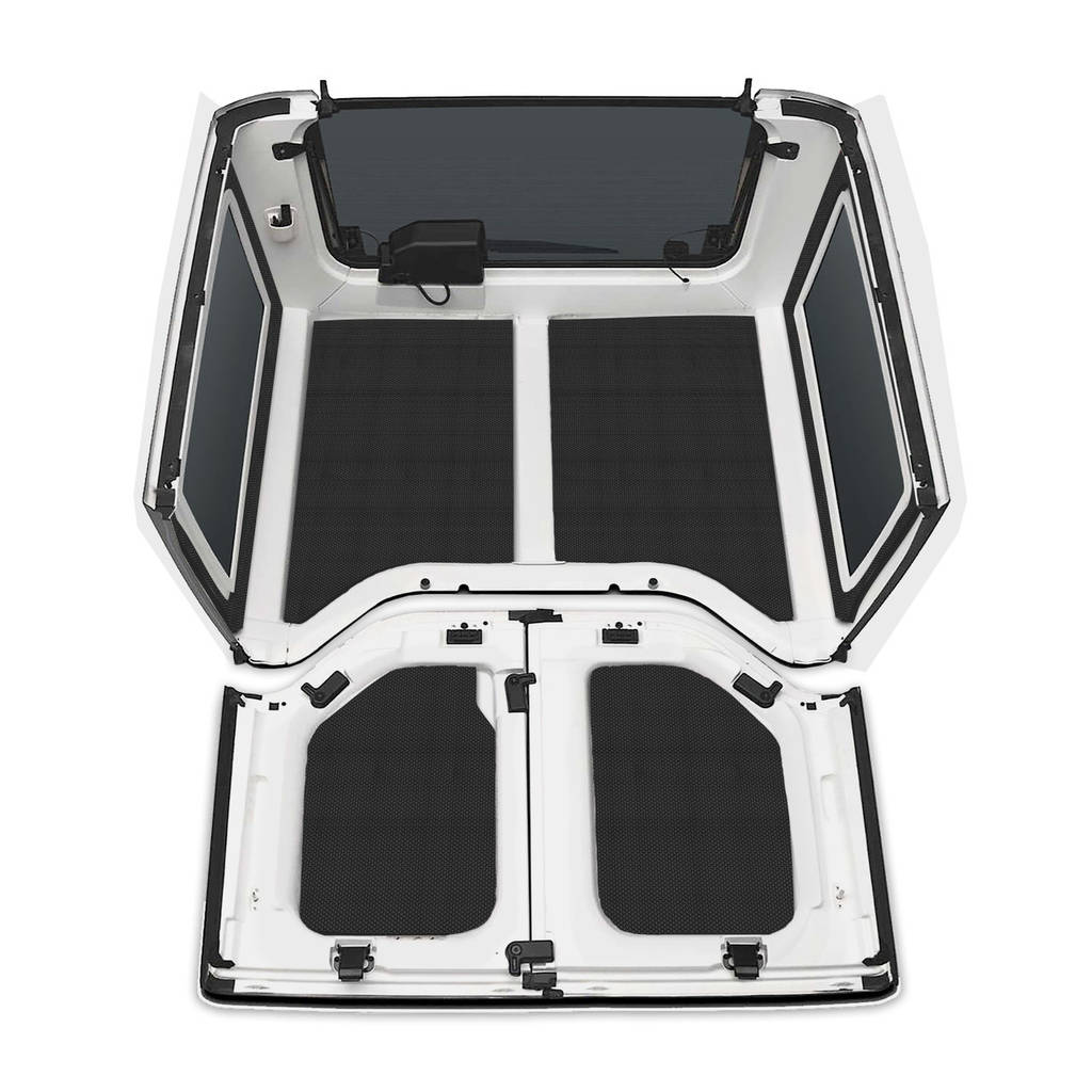 DEI 050285 Sound Deadening HeadLiner & Window Kit JK - 2011-18 - 2-Dr - 6-pc Original Finish - Black Photo-4 