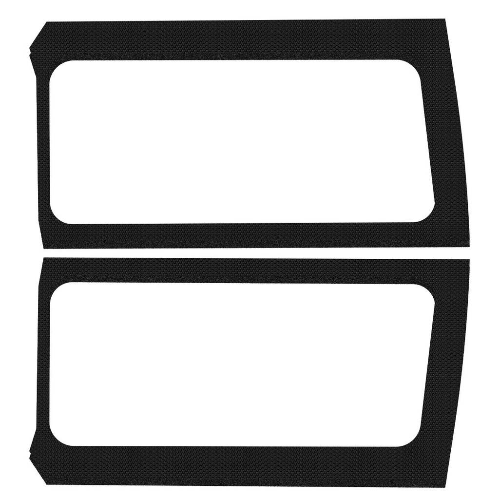 DEI 050268 Sound Deadening Side Window Kit JL Sound Deadening Side Window Kit - 2019-UP 2 Dr - 2-pc Orig. Finish - Black Photo-0 