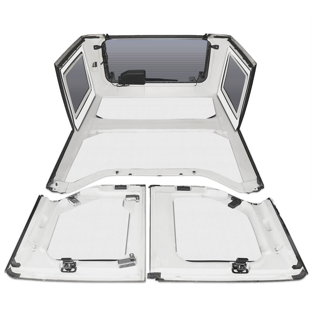 DEI 050292 Sound Deadening HeadLiner & Window Kit JK - 2011-18 - 4-Dr - 8-pc Original Finish - White Photo-1 