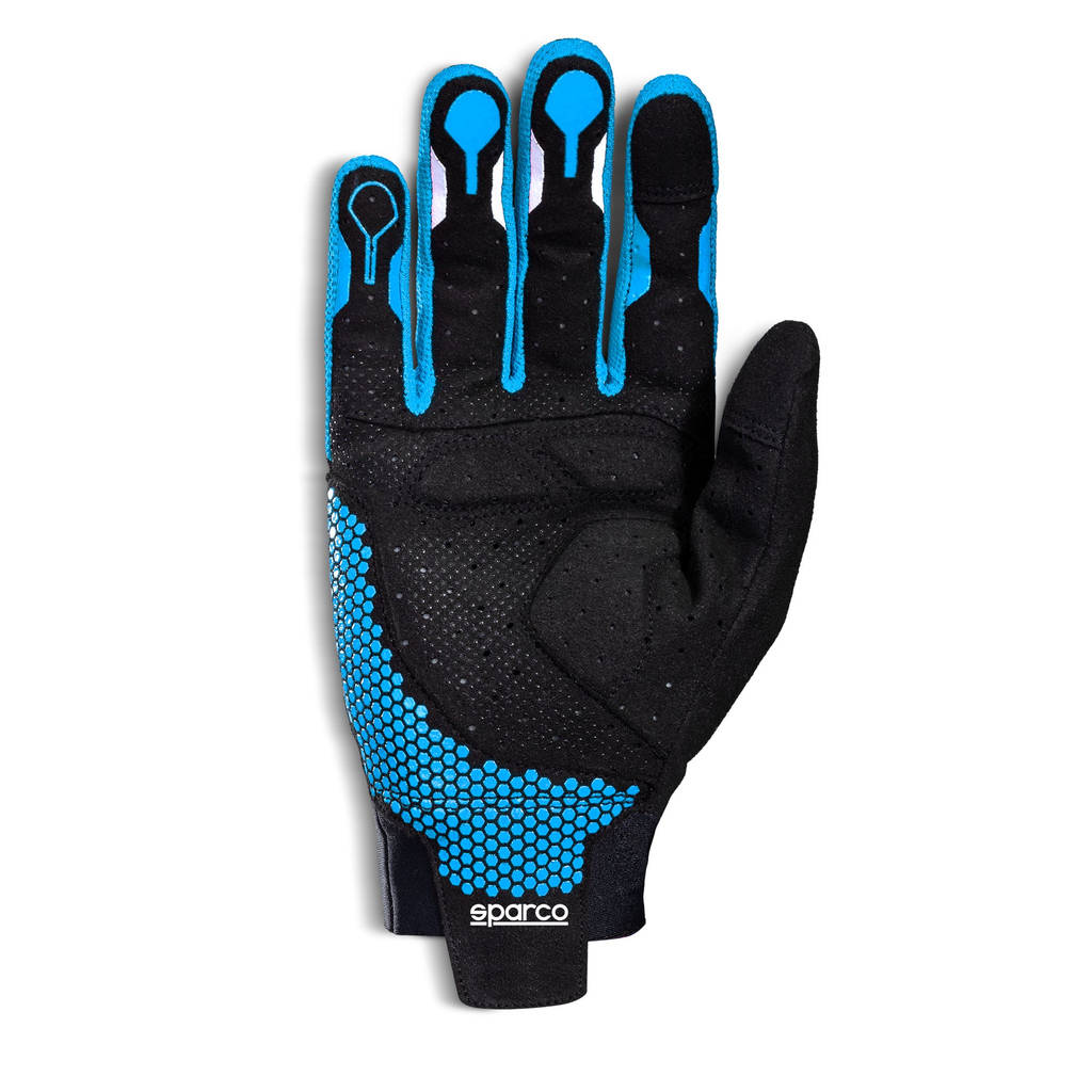 SPARCO 00209508NRAZ HYPERGRIP+ Gaming gloves, black/blue, size 8 Photo-1 