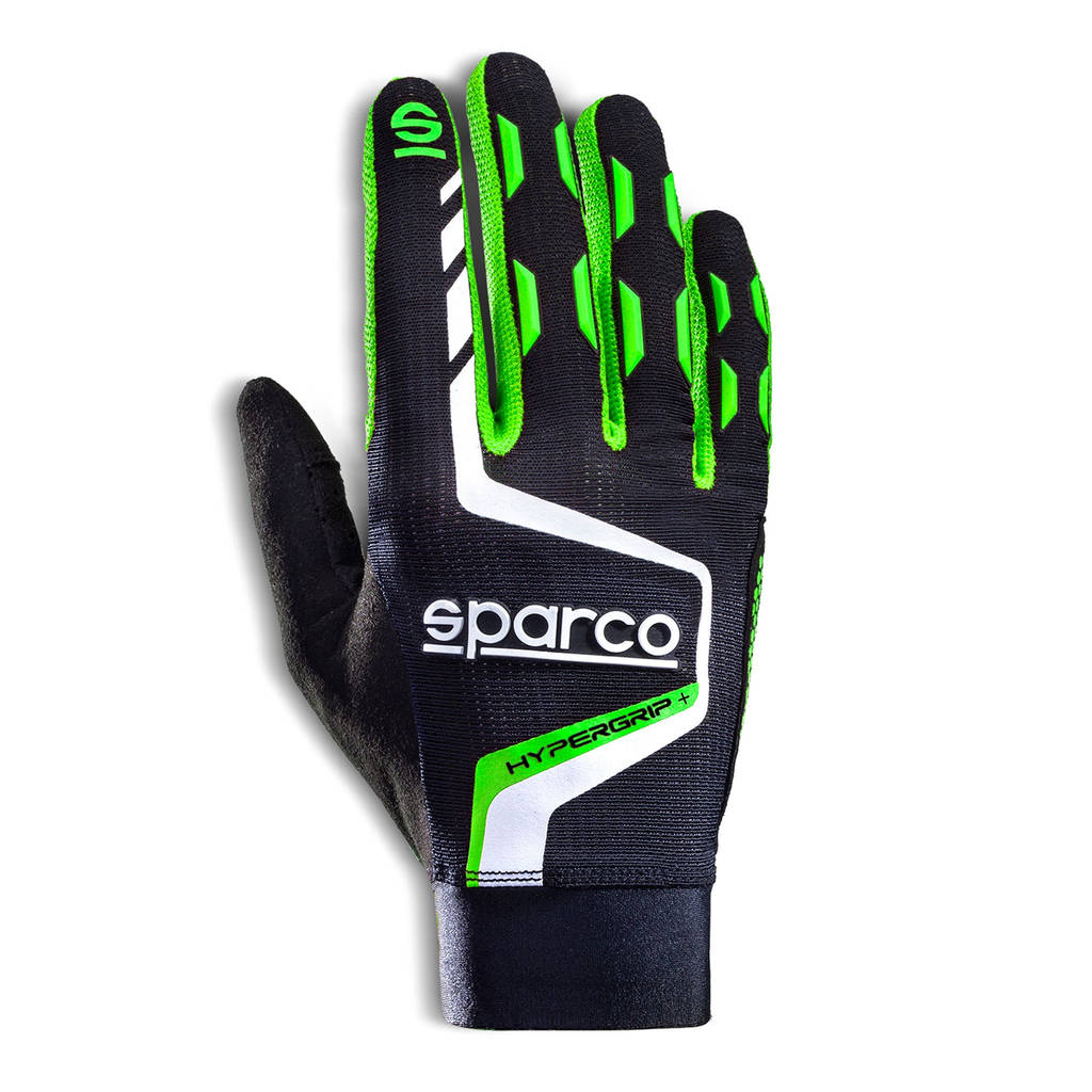 SPARCO 00209508NRVF HYPERGRIP+ Gaming gloves, black/green, size 8 Photo-0 