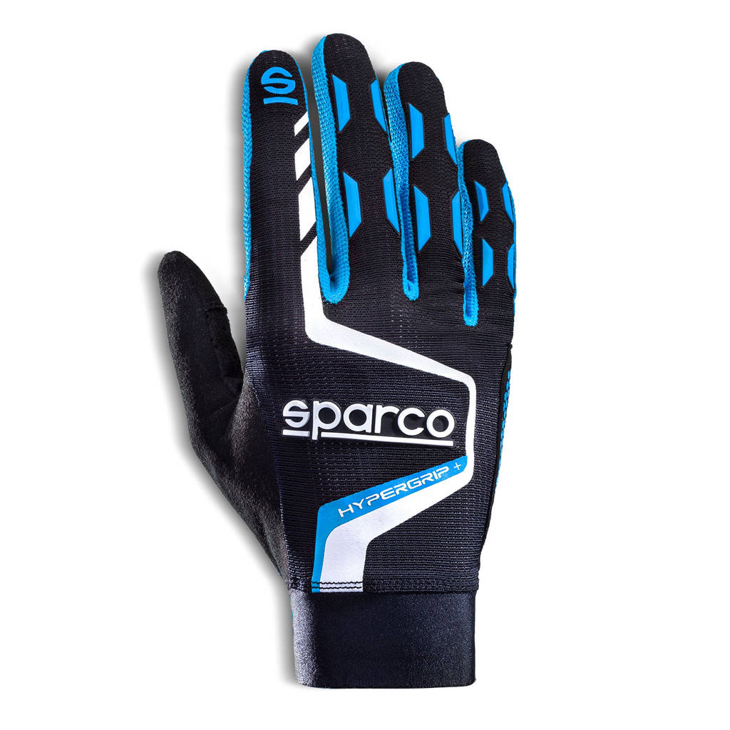 SPARCO 00209512NRAZ HYPERGRIP+ Gaming gloves, black/blue, size 12 Photo-0 