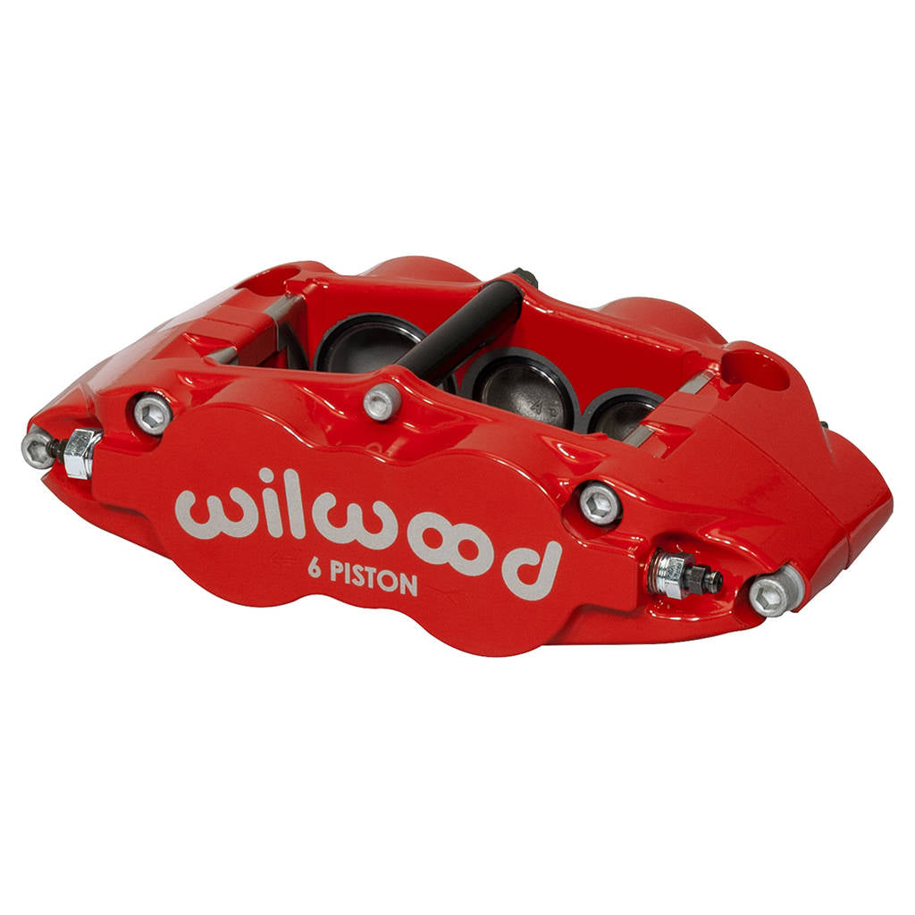 WILWOOD 120-11778-RD Caliper,Fnsl6r,1.62/1.12/1.12,1.25 Rotor R/H,Red Photo-0 