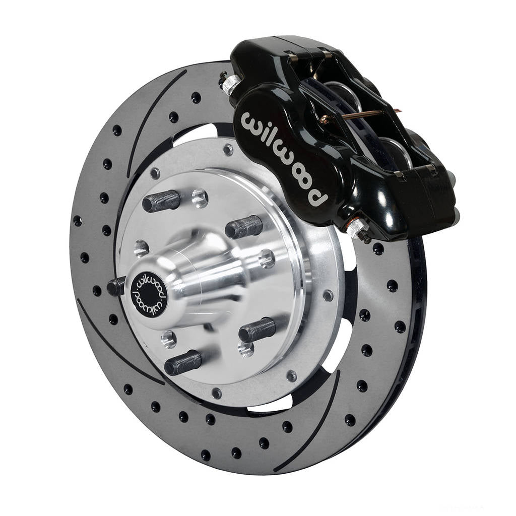 WILWOOD 140-11010-D Kit,Front,Chevy,55-57,Fdli,11.75 Srp,Black Powder Coat Photo-0 
