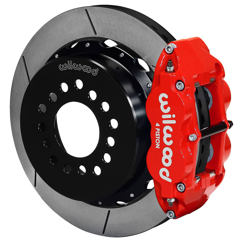 WILWOOD 140-10909-R Kit,Rear,12 Bolt,C-Clip,2.81 Off,Fnsl4r 13.00 Rotor,Front Mt,Red Photo-0 