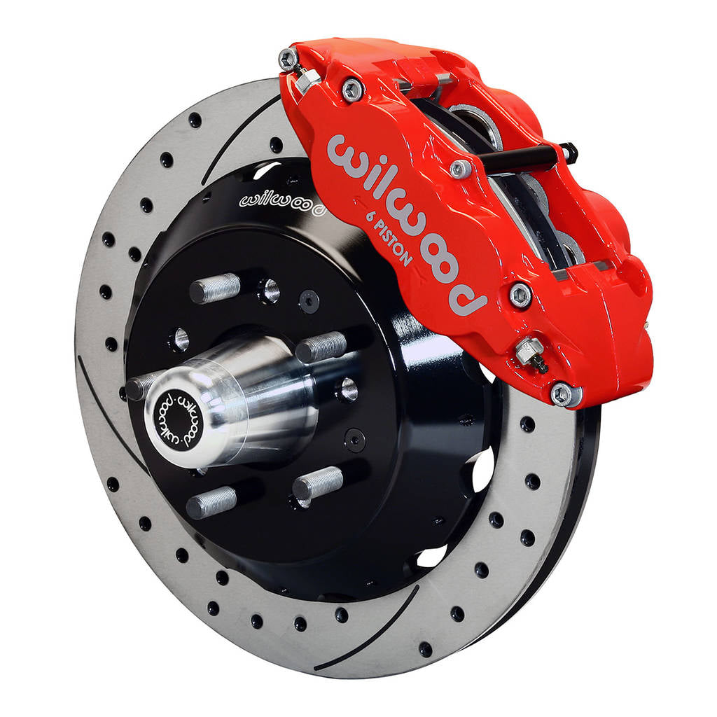 WILWOOD 140-10485-DR Kit,Front,Camaro,70-78,Fnsl6r,Big Brake 12.88 Rotor,Drill,Red Photo-0 