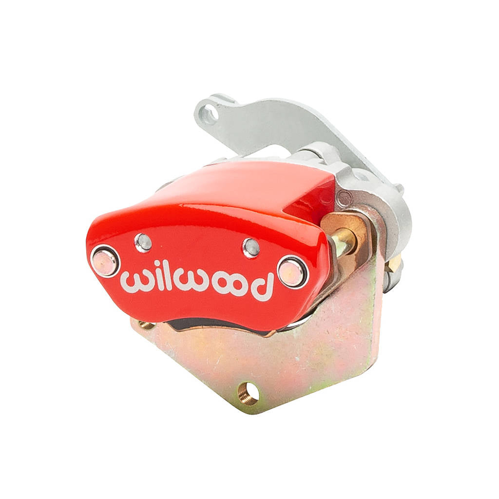 WILWOOD 120-15354-RD Caliper,Mc4,Mech P-Brake,1.19,.81 Rotor 2.00 Mt,L/H,Red Photo-0 