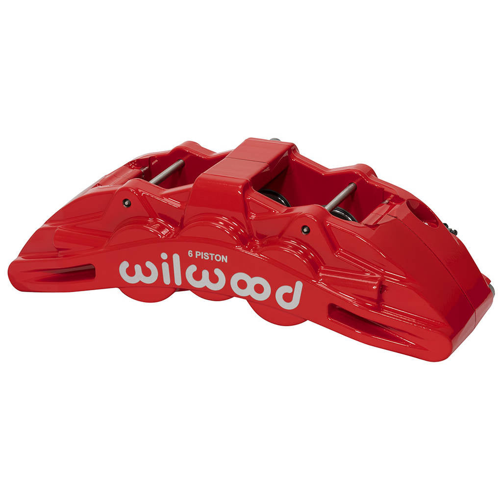 WILWOOD 120-14862-RD Caliper,Sx6r,1.62/1.12/1.12,1.25 Rotor Rotor,R/H,Red Photo-0 