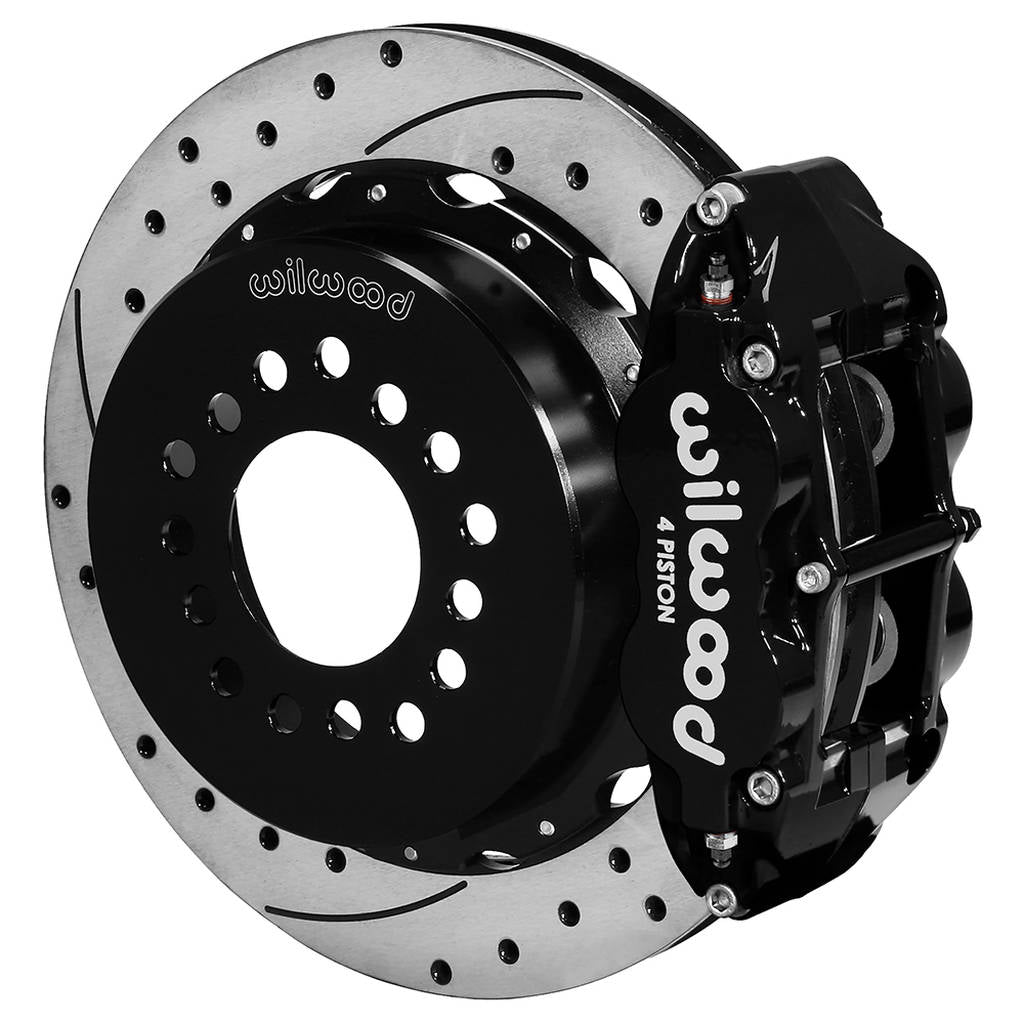 WILWOOD 140-10909-D Kit,Rear,12 Bolt,C-Clip,2.81 Off,Fnsl4r 13.00 Rotor,Front Mt,Drilled Photo-0 