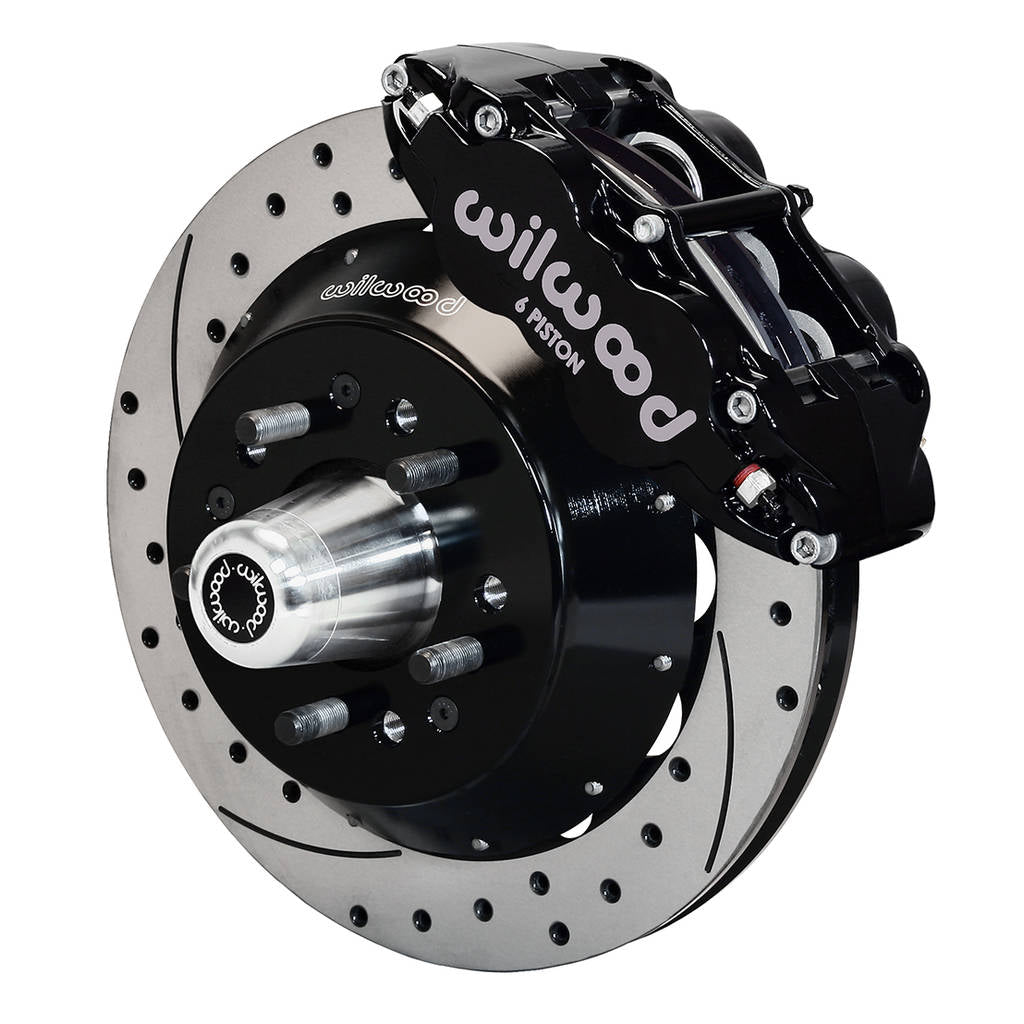 WILWOOD 140-10220-D Kit,Front,Mustang 70-73,Big Brake,Radial Mt,13.00 Rotor,Drilled Photo-0 