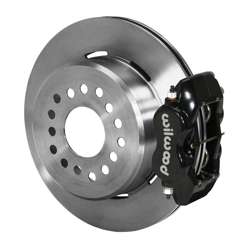 WILWOOD 140-10094 Kit,Rear,Disc/Drum,C10 Chevy 63-87,5 Lug 2.42 Offset,1pc,Black Powder Coat Photo-0 