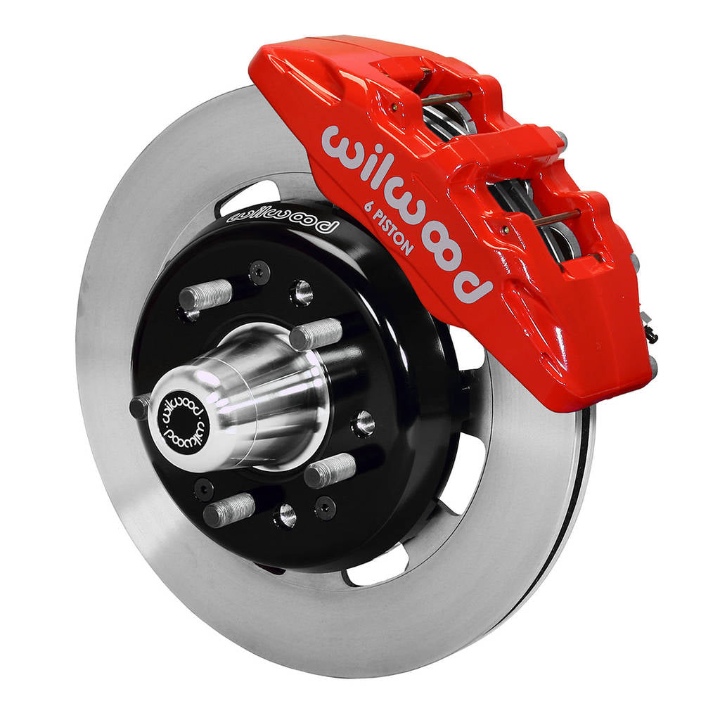 WILWOOD 140-10737-R Kit,Front,Chevy,55-57,Dp6,12.19 Rotor Red Photo-0 