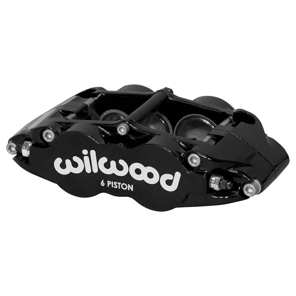 WILWOOD 120-14436-BK Caliper,Fnsl6r-Ds,1.62/1.12/1.12,1.10 Rotor,R/H,Dust Seal,Black Photo-0 