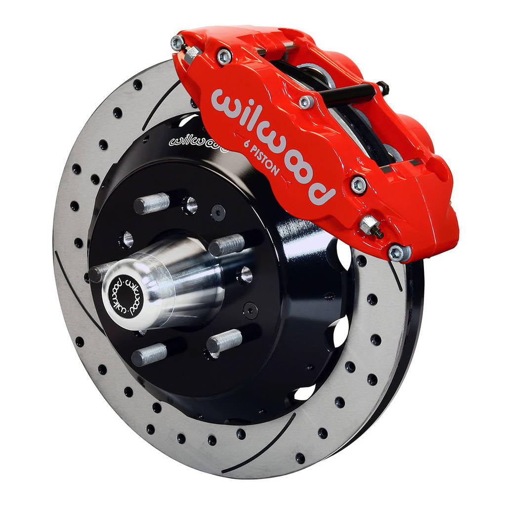 WILWOOD 140-10816-DR Kit,Front,Cdp,B&E Body,62-72 Drum,Big Brake,14.00,Drill,Red Photo-0 