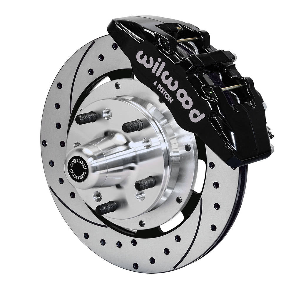 WILWOOD 140-10739-D Kit,St. Rod,Front,Early Ford Dp6,12.19 Rotor,Drilled Photo-0 