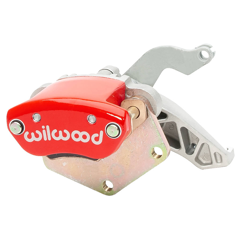 WILWOOD 120-15353-RD Caliper,Mc4,Mech P-Brake,1.19,.81 Rotor 2.00 Mt,R/H,Red Photo-0 