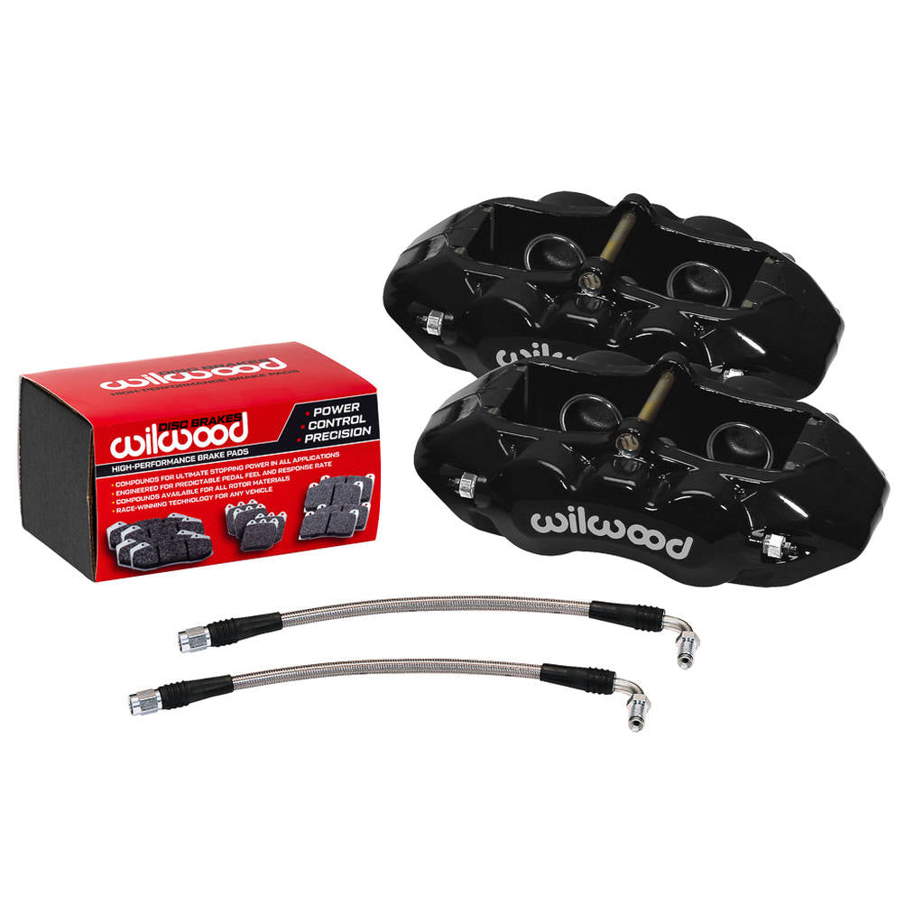 WILWOOD 140-10790-BK Kit,Rear,Vette,65-82,D8-4,Calipers,Pad Line,Black Photo-0 