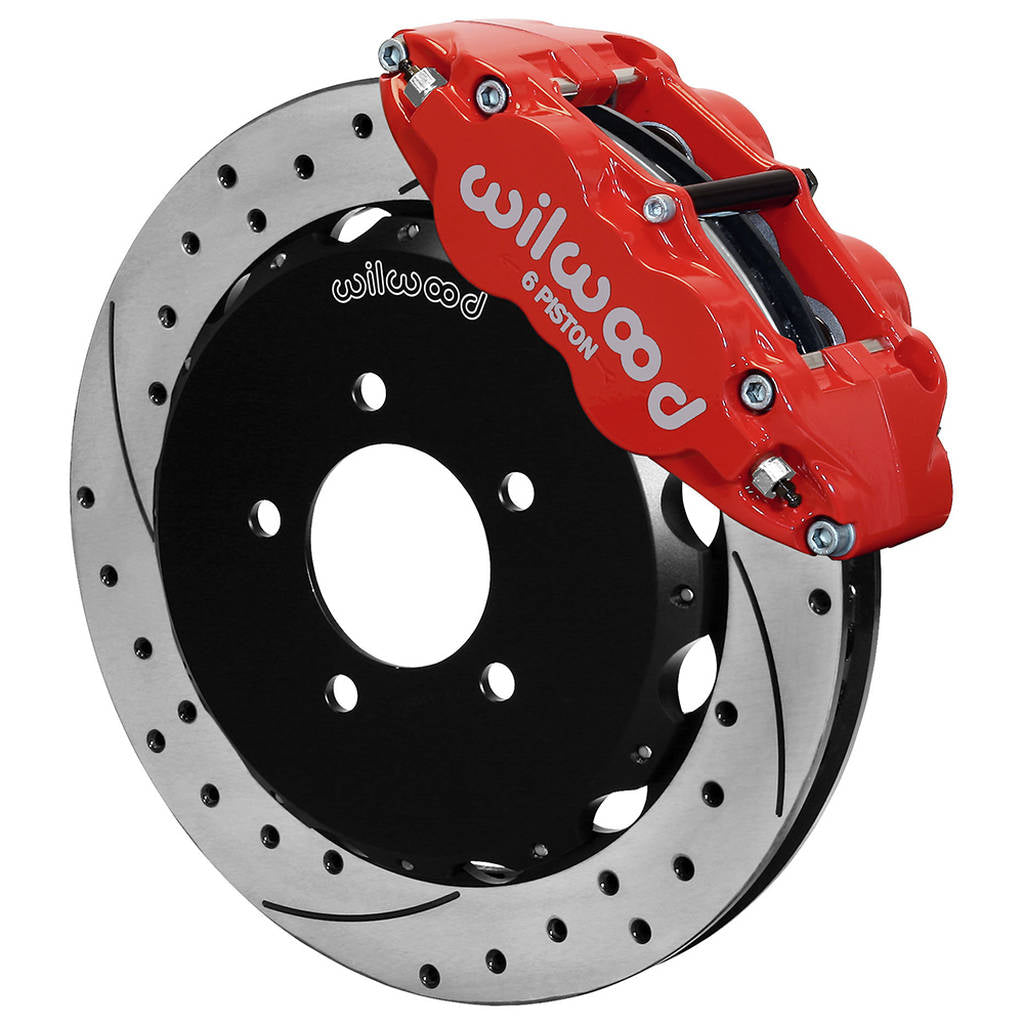 WILWOOD 140-11978-DR Kit,Front,Honda Civic,06-Up,2011 Crz 1.10,Vented,12.88,Drilled,Red Photo-0 