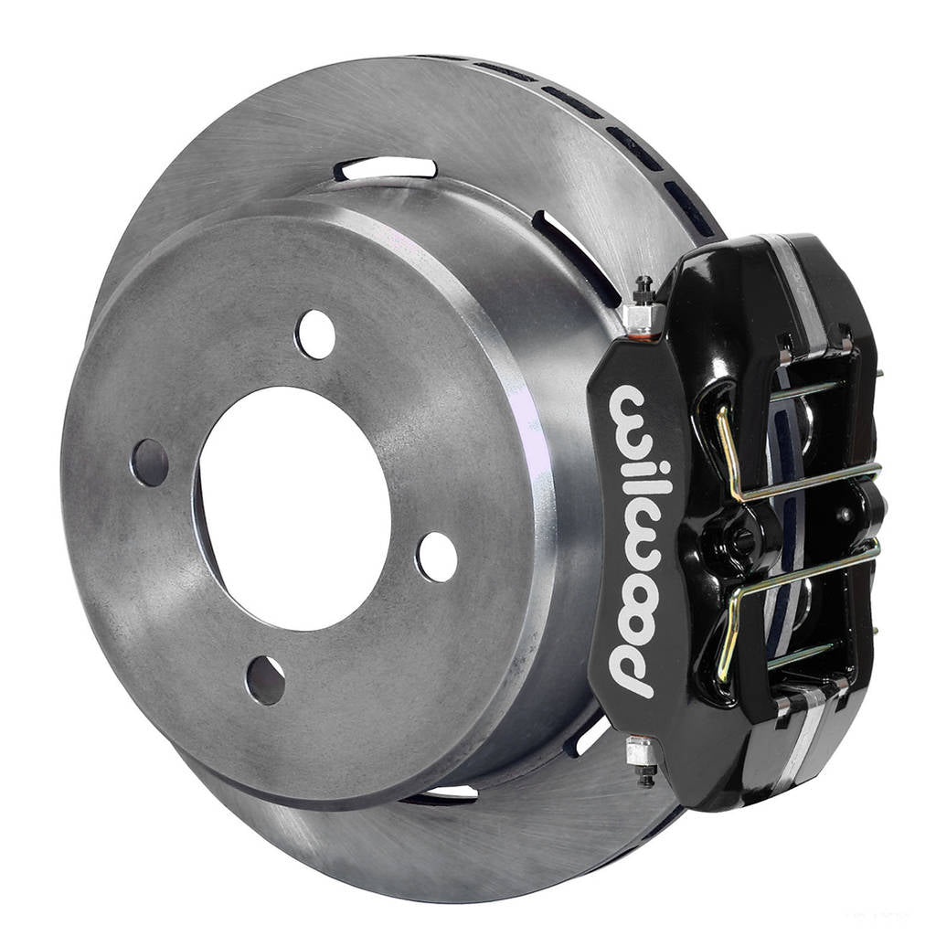 WILWOOD 140-12589 Kit,Rear,Disc/Drum,7.25 Mustang 4-Lug 2.80 Off,1pc 11.00,Black Powder Coat Photo-0 