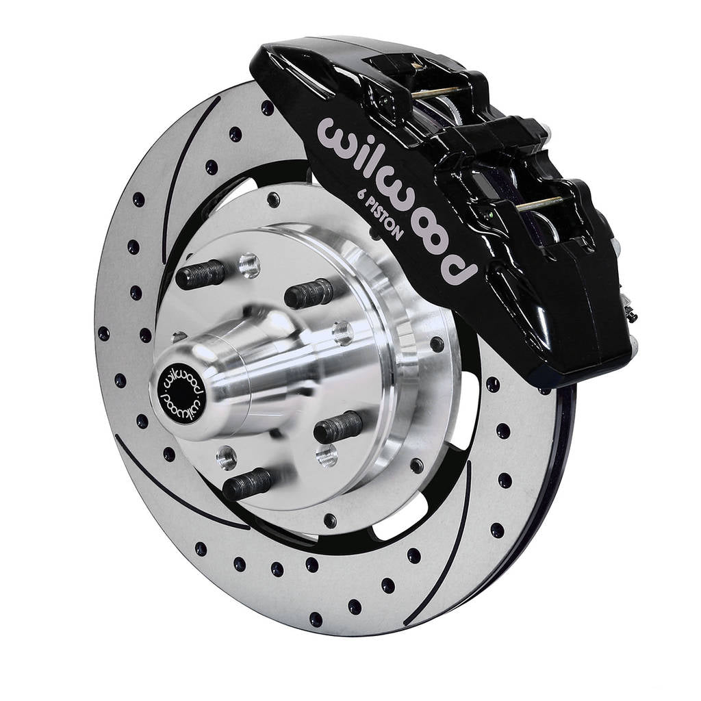 WILWOOD 140-12945-D Kit,Front,Mustang,70-73,Dp6 12.19 Rotor,Drilled Photo-0 