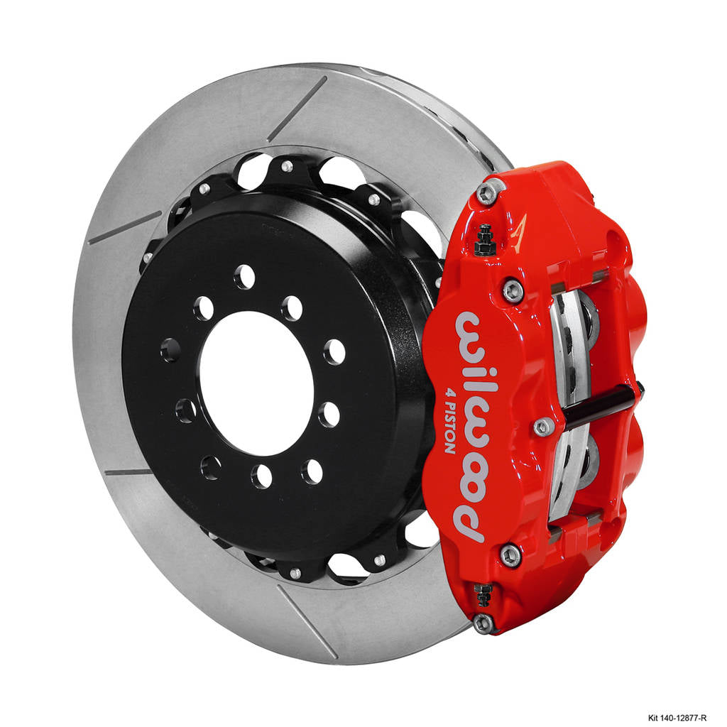 WILWOOD 140-12877-R Kit,Rear,Subaru Wrx 08-12,Fnsl4r 12.88x.81,Rear Mt,Red,W/Lines Photo-0 