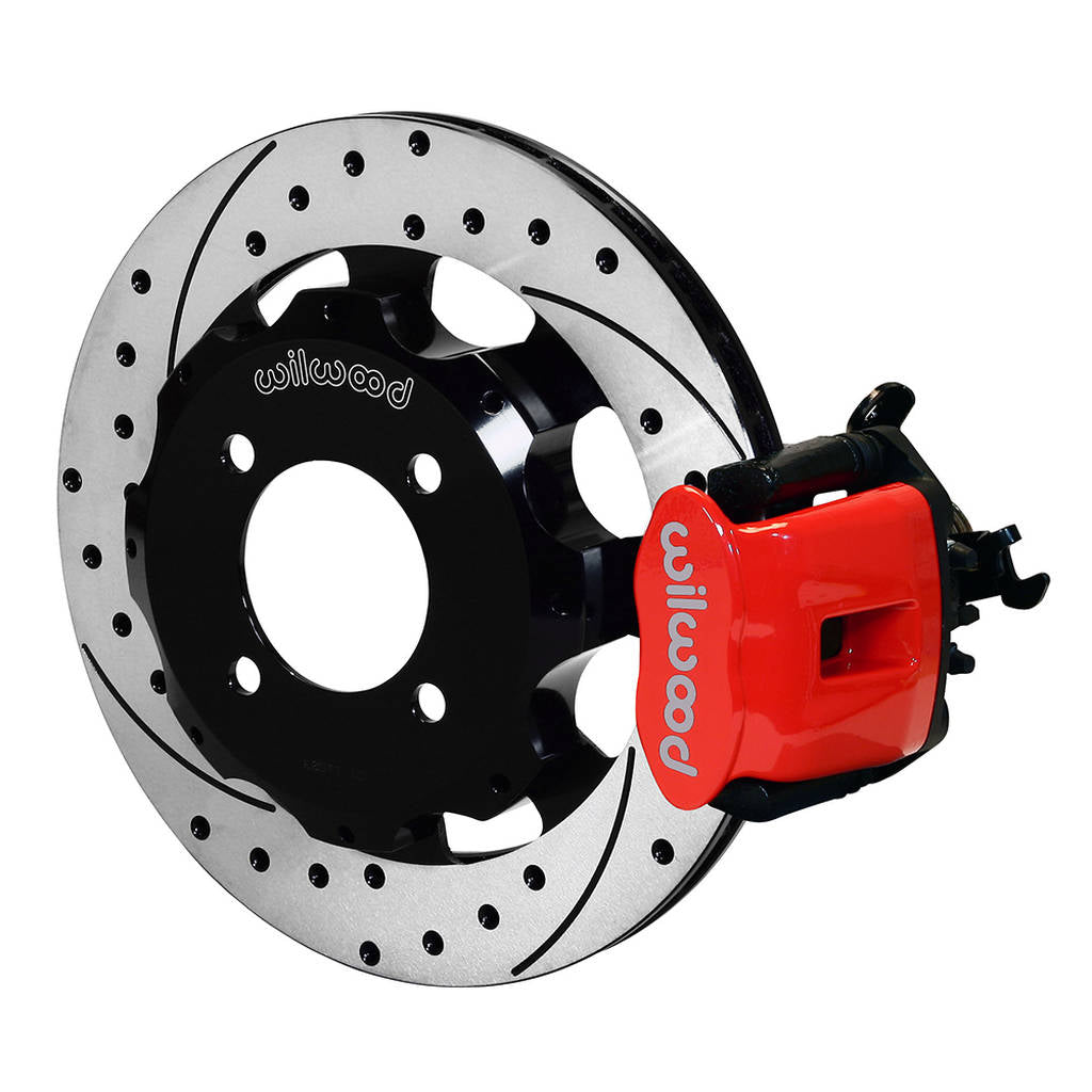 WILWOOD 140-11900-DR Kit,Rear,Ford Fiesta,2011-Up,11.75x.81 Rotor,Drilled,Red Photo-0 