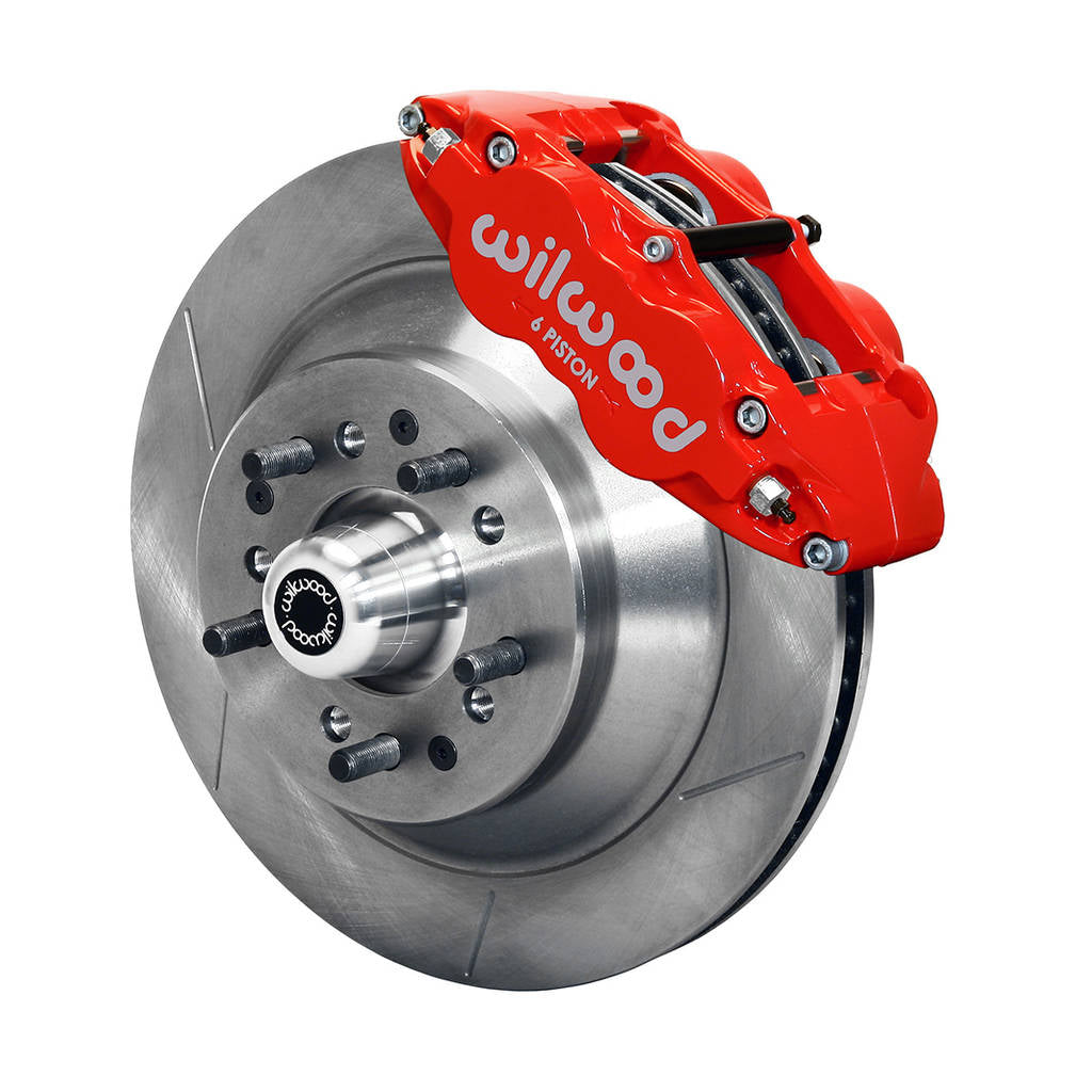 WILWOOD 140-12275-R Kit,Front,Pinto/Mustang Ii,74-78,Fnsl6r 12.88,1pc Rotor,Gt,Red Photo-0 
