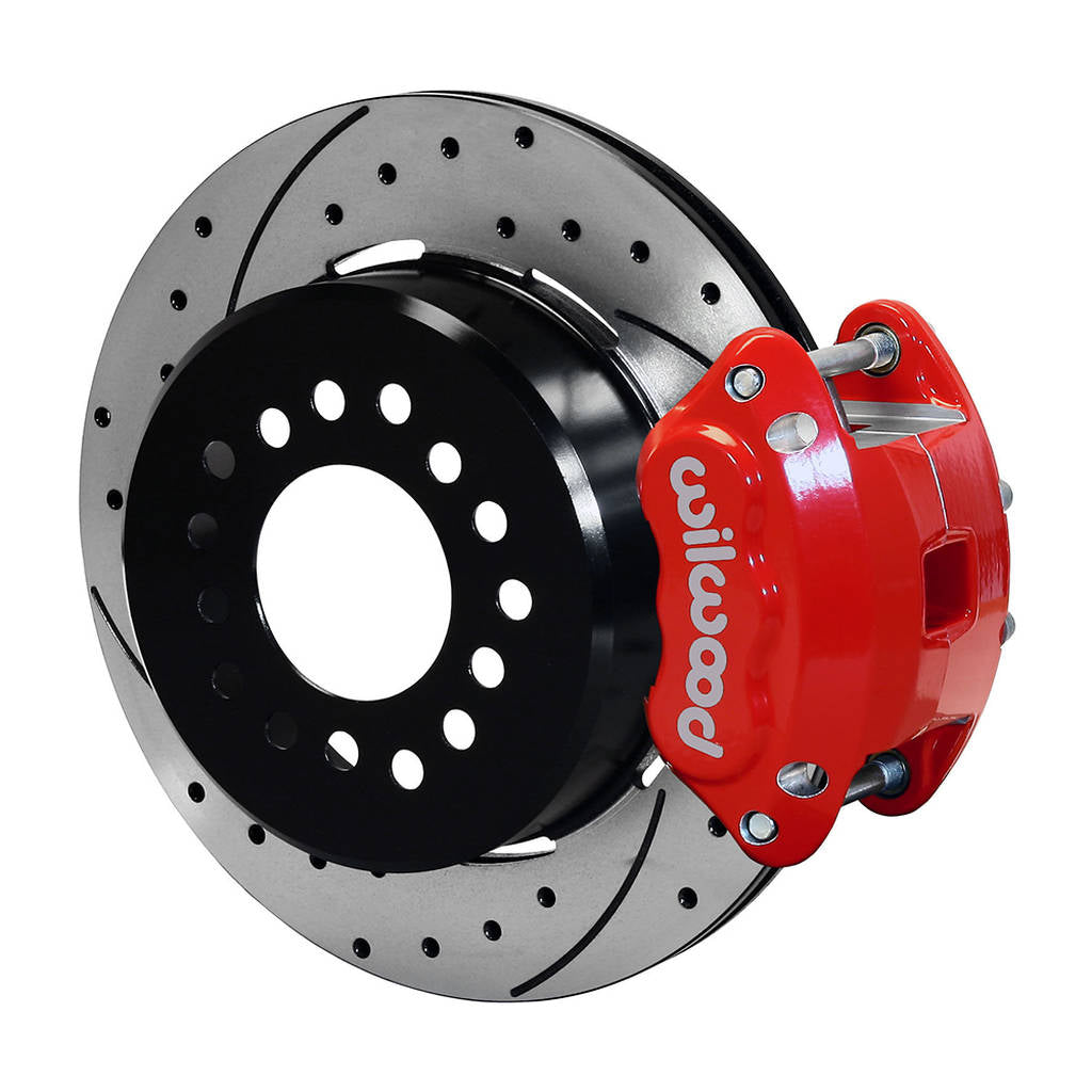 WILWOOD 140-12213-DR Kit,Rear,Disc/Drum,Big Ford,2.36 Offset D154,1pc Rotor,Srp,Red Photo-0 