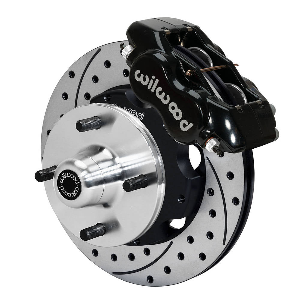 WILWOOD 140-12535-D Kit,Front,Dl,Mustang,65-66,4 Lug,Fdli 10.75,Srp,Black Powder Coat Photo-0 