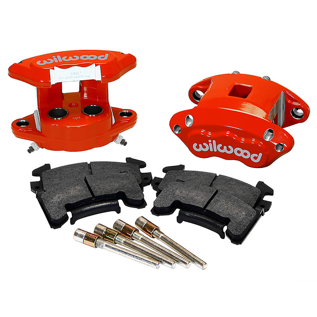 WILWOOD 140-12101-R Kit,Caliper,D154,1.12,1.04,W/Pads,Red Photo-0 