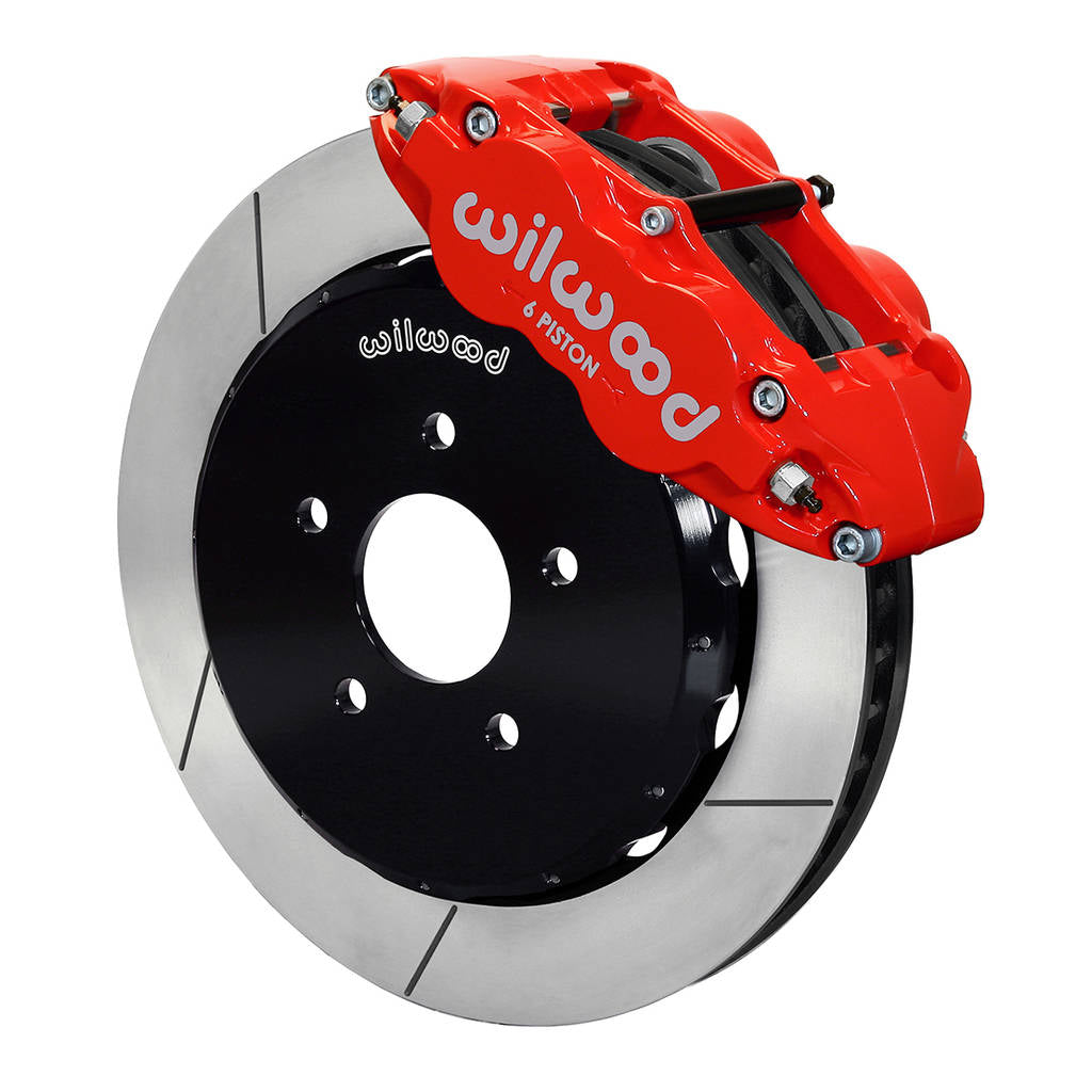 WILWOOD 140-11584-R Kit,Front,Nissan 370z/G37,14.00 Rotor Red Photo-0 
