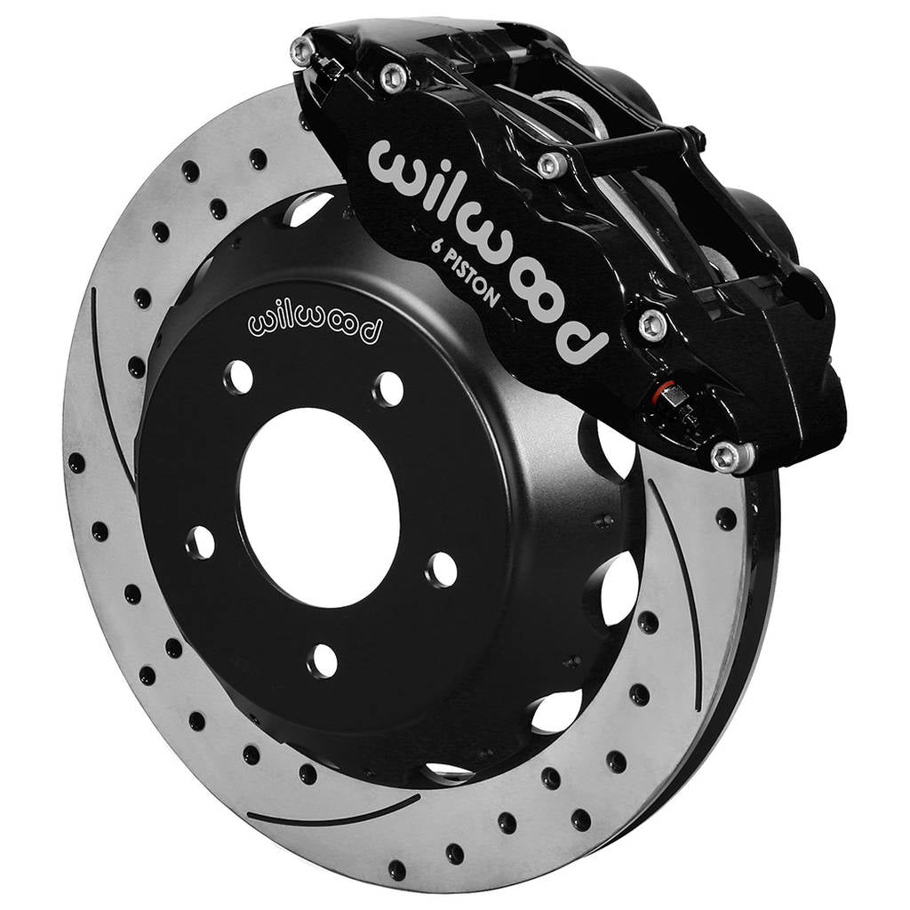 WILWOOD 140-11918-D Kit,Front,Vette,85-87,Fnsl6r,12.88x1.10 Drilled Photo-0 