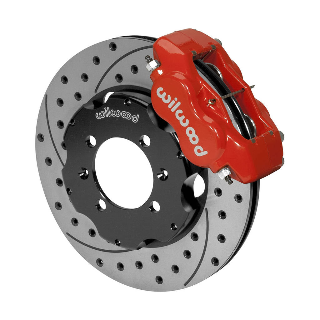 WILWOOD 140-11704-DR Kit,Front,Fdli,Miata 90-05,11.00x.81 Rotor,Drilled,Red Photo-0 