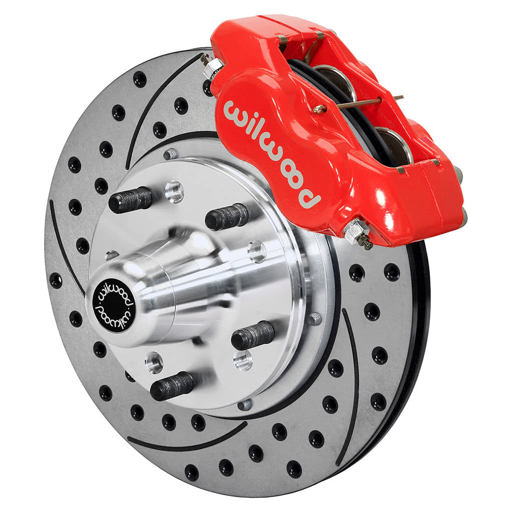 WILWOOD 140-12458-DR Kit,Front,Impala 59-64,Vette 63-64,Fdli 11.00,Srp,Red Photo-0 