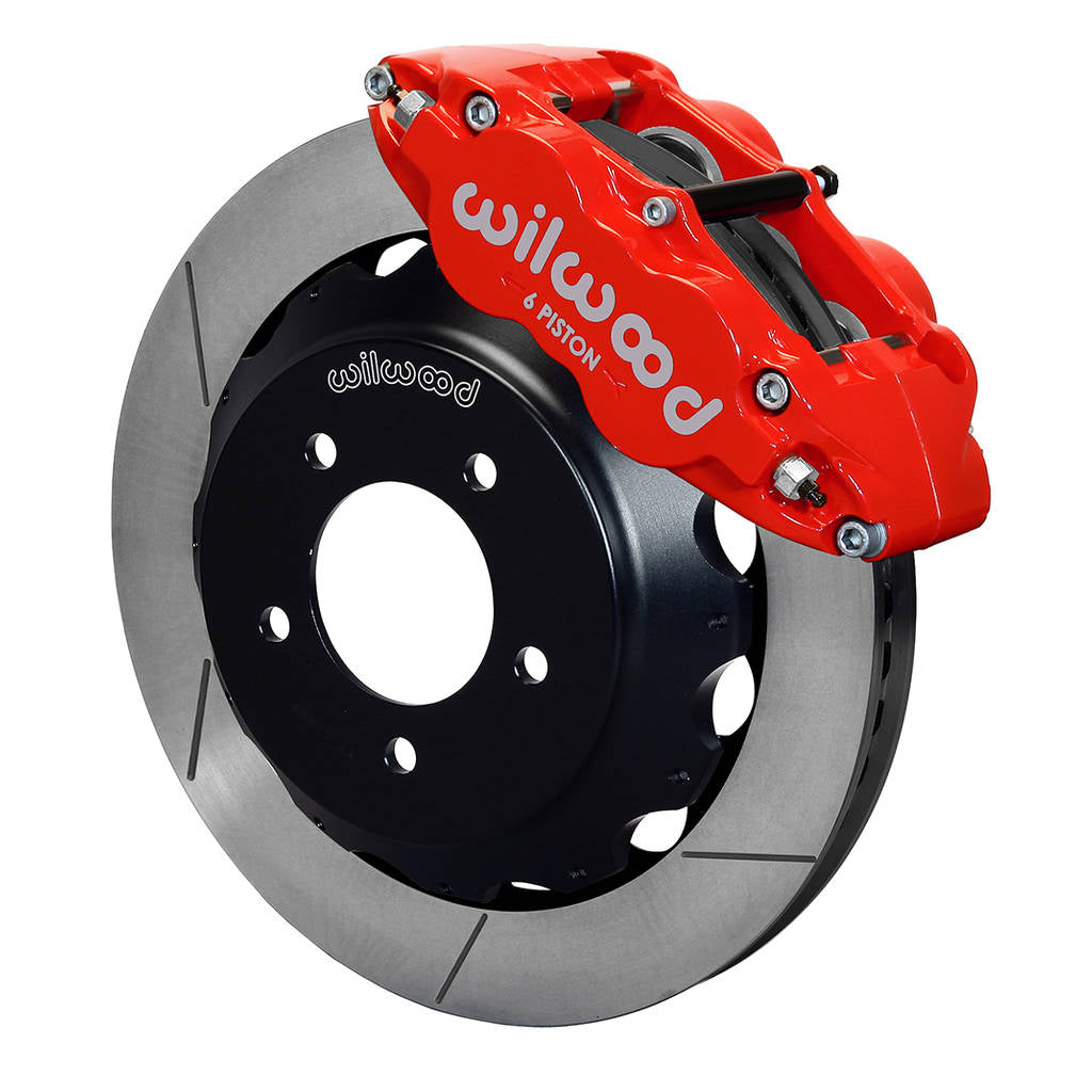 WILWOOD 140-11964-R Kit,Front,Mazda Rx7,93-96,1.10 Vented,14.00 Rotor,Red Photo-0 