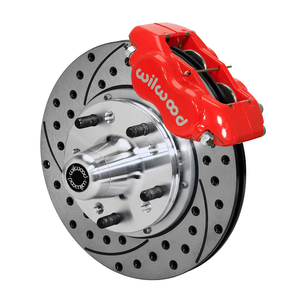 WILWOOD 140-11811-DR Kit,Front,Chevy 49-54/Vette 53-62,Fdli 11.00,Srp,Red Photo-0 