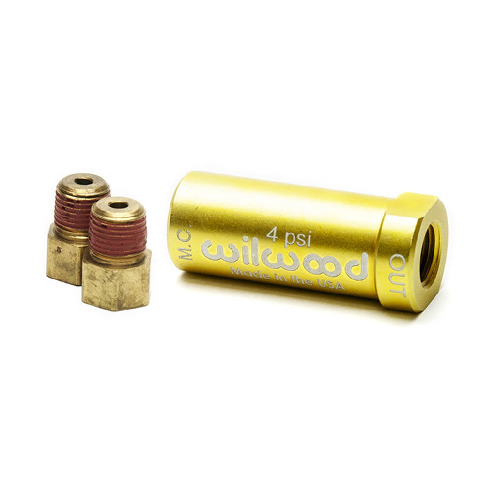 WILWOOD 260-15366 Kit,Rpv,4lb,Inline,Gold,W/Fitting Photo-0 