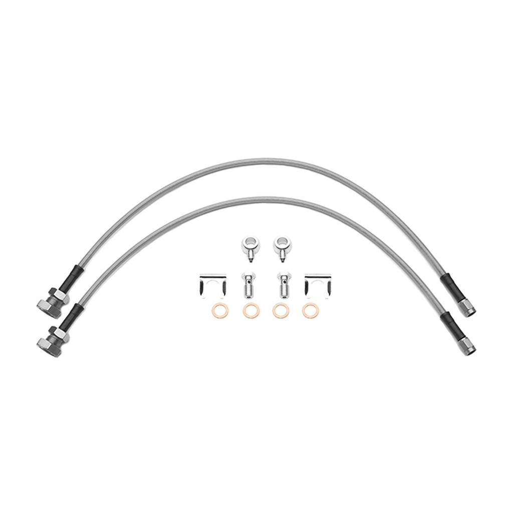 WILWOOD 220-15868 Flexline Kit,D52,24in.,7/16-20,Banjo 5/8-26 Male Thread Bulkhead Photo-0 