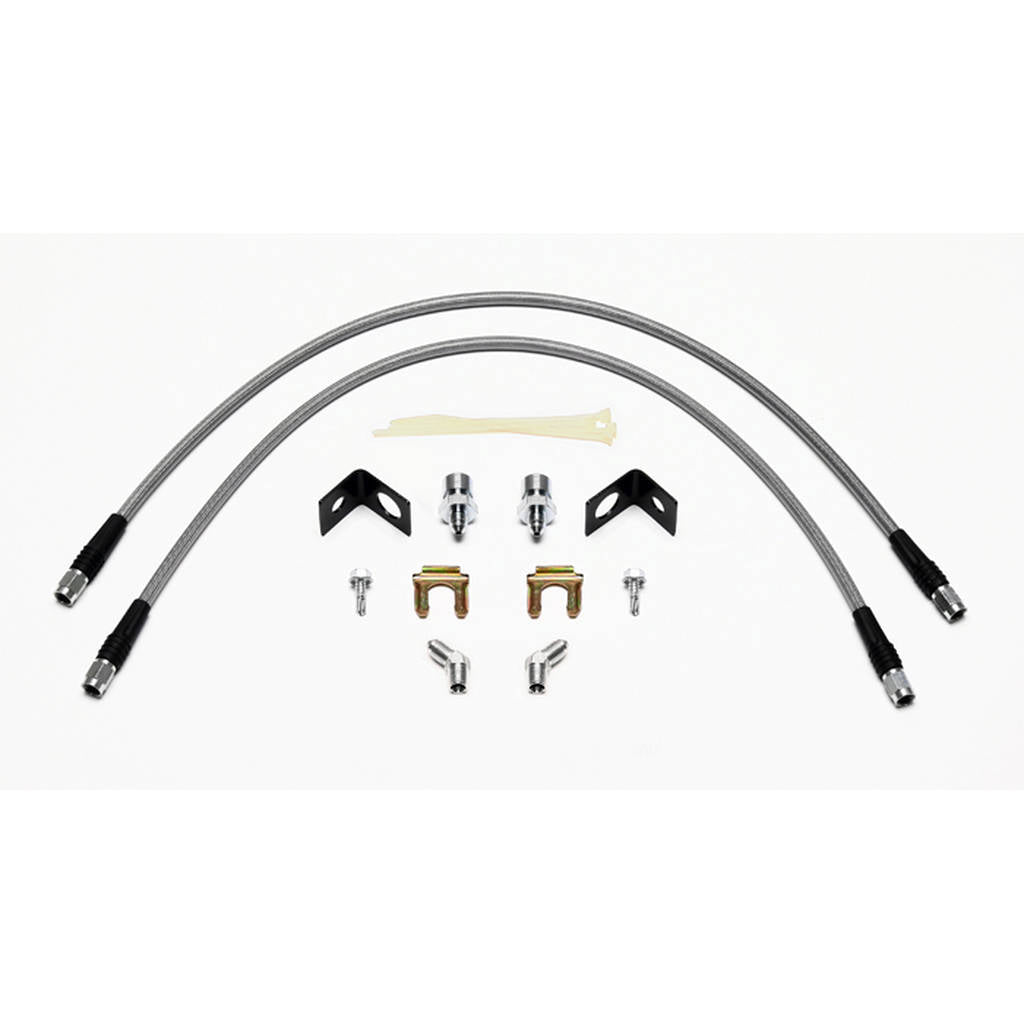 WILWOOD 220-12763 Flexline Kit,25in.,Jeep Wrangler 82-89 3/8-24 If To 45 Deg Photo-0 