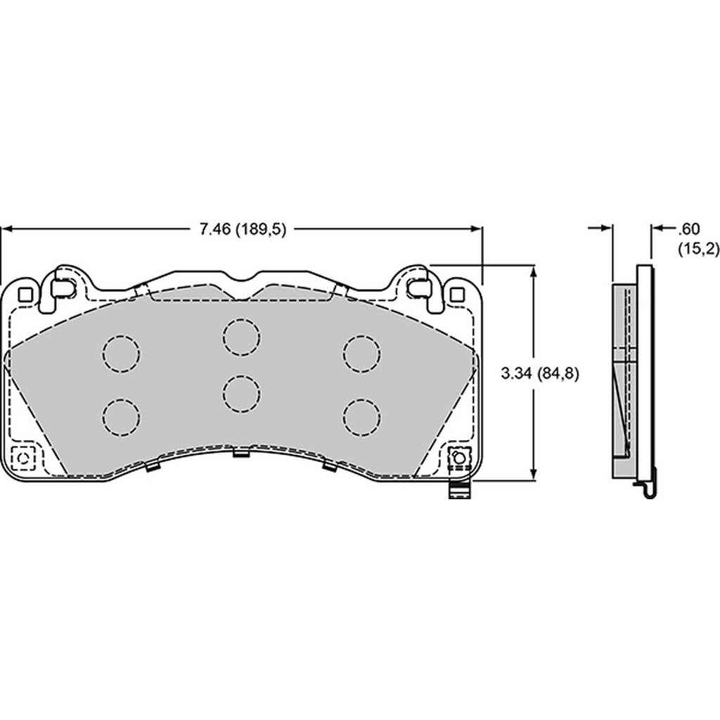 WILWOOD 150-D1792K Pad,D1792pm,.63 Thk,Axle Set Photo-0 