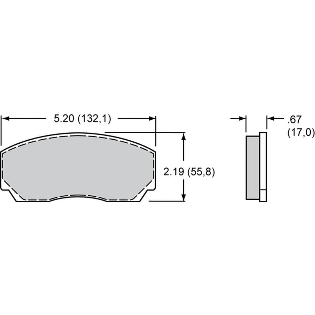 WILWOOD 15A-5884K-B Pad,8517a,Bedded,Polymatrix,Axle Set Ap1 Photo-0 