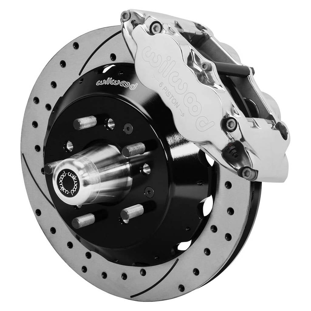 WILWOOD 140-9802-DP Kit,Front,Pinto/Mustang Ii,74-78,Bnsl6r 14.00 Rotor,Drilled,Polish Photo-0 