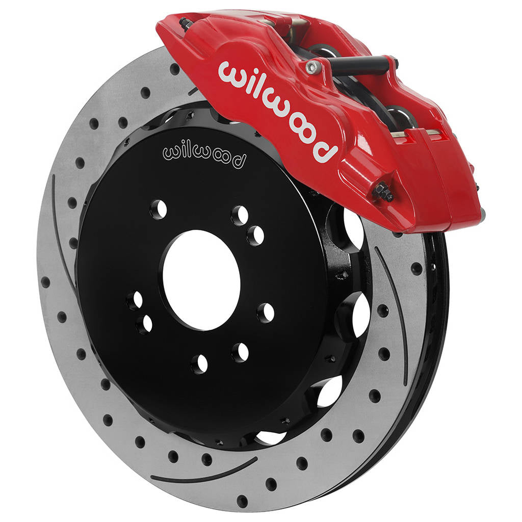 WILWOOD 140-9194-DR Kit,Front,Nissan 240sx,13.00 Rotor Drilled,Red Photo-0 
