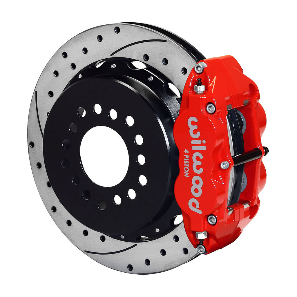WILWOOD 140-9218-DR Kit,Rear,Big Ford,New Style,2.36 Offset Fnsl4r,13.00,Drilled,Red Photo-0 