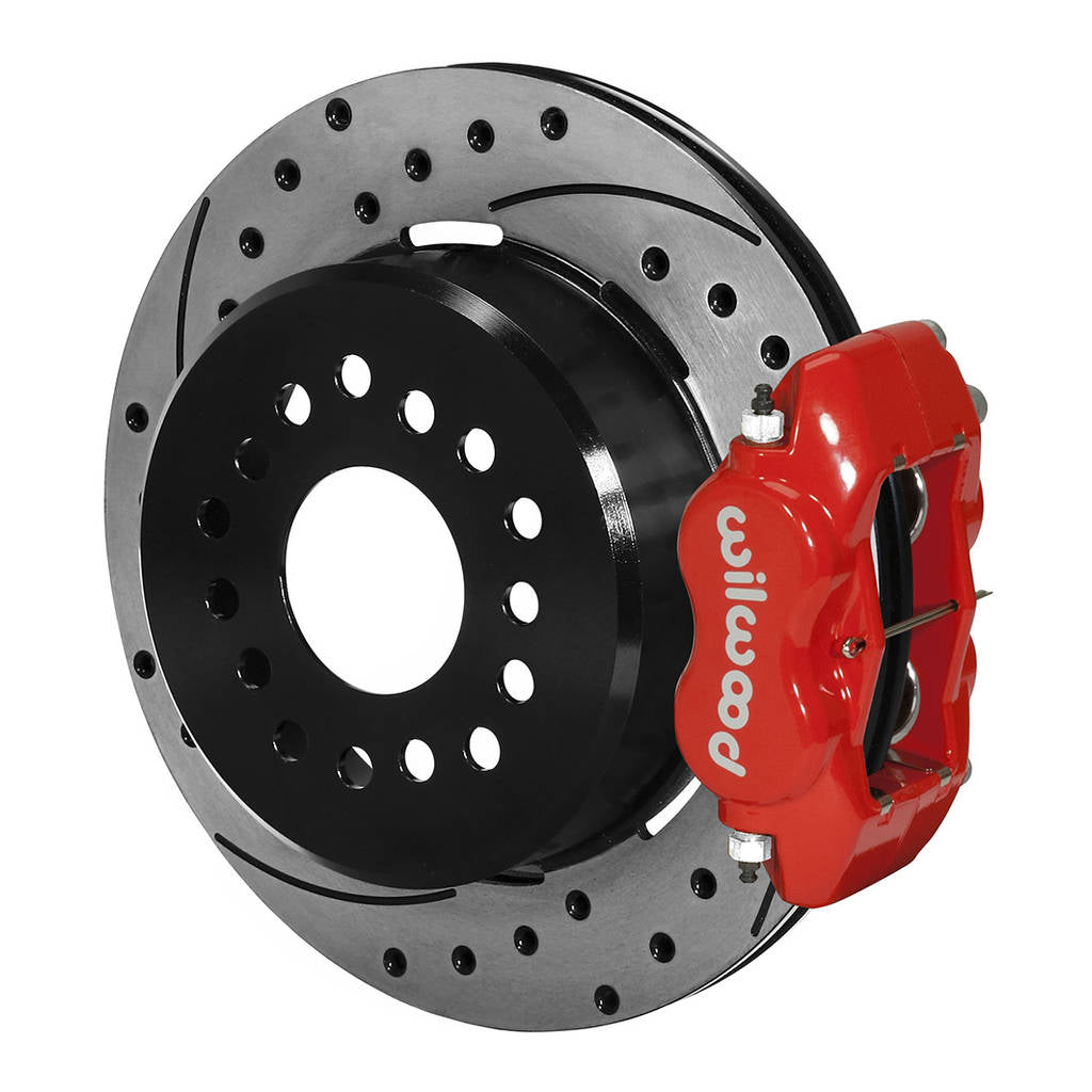 WILWOOD 140-7141-DR Kit,Rear,Disc/Drum,12 Bolt,2.75/2.81 Offset,1pc,Srp,Red Photo-0 