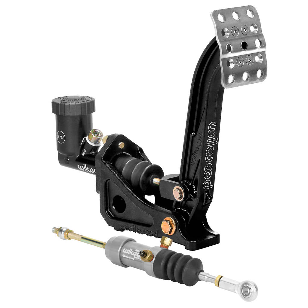 WILWOOD 341-15169 Pedal Kit,Forged,Clutch,6:1,3/4in.,M/C Slave Cylinder,Floor Mount Photo-0 