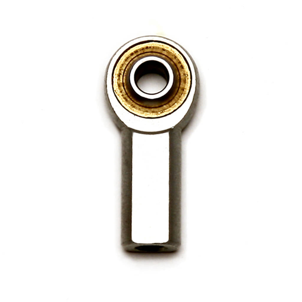 WILWOOD 370-12439 Bearing,Rod End,Female,1/4ball Id,1/4-28 X .75 Int. Thd,3/8 Width,Ptfe Insert Photo-0 