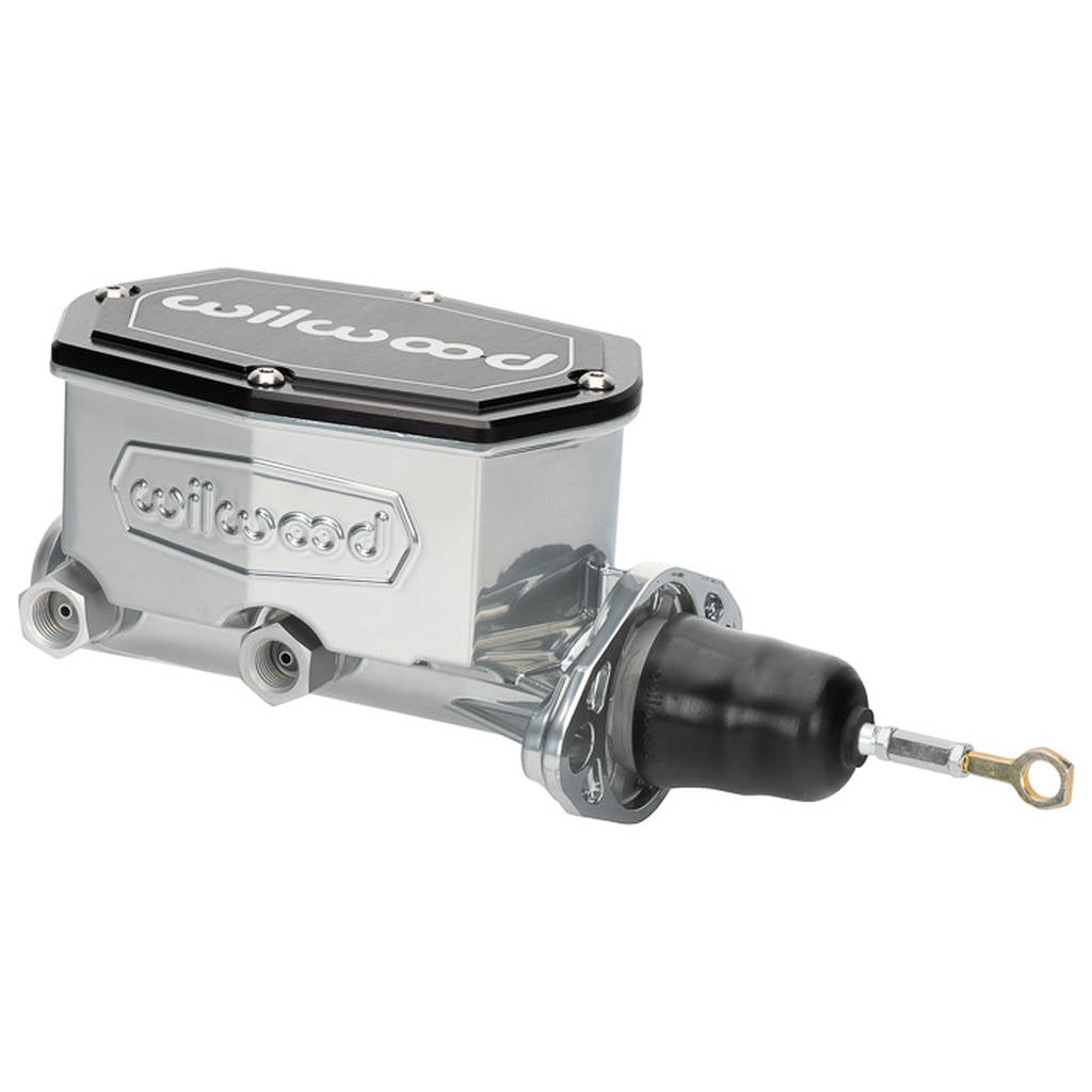 WILWOOD 260-15542-P M/C,Tandem,Compact,Integral,1.00 Dia,Die Cast,Dual Outlet,W/Pushrod,Mustang,Ball Photo-0 
