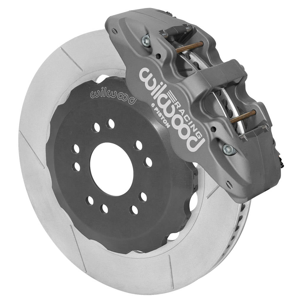 WILWOOD 140-13882 Kit,Front,Aero6,Mustang 05-14,Road Race 14.00 Rotor,Ano,W/Lines Photo-0 